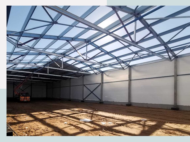 Строительство сенохранилищ в Истре