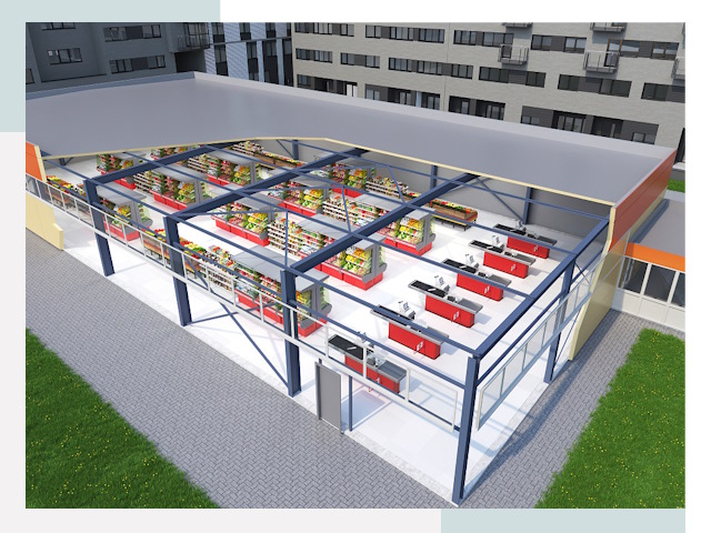 Строительство магазинов в Истра от 610 руб. за м²