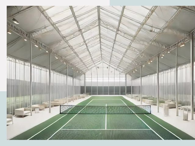 Строительство теннисных кортов в Истре