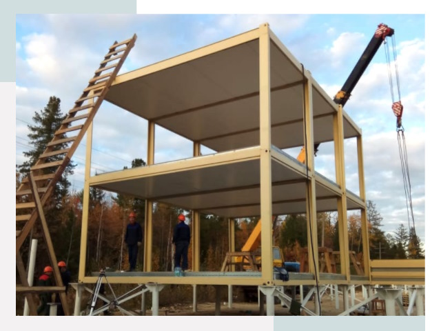 Строительство модульных здания Истра