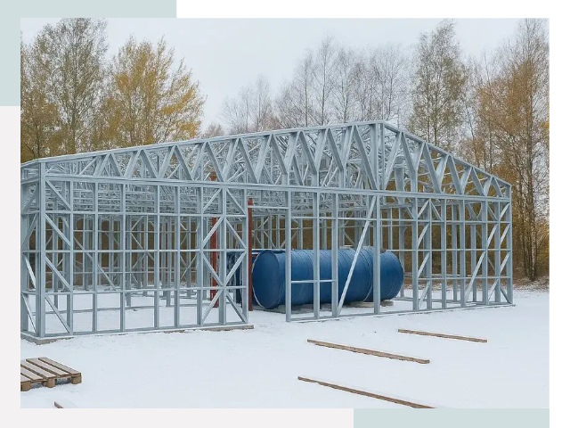 Металлические ангары в Истре