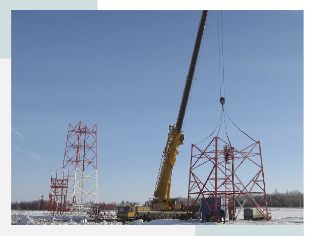 Монтаж вышек связи в Истре