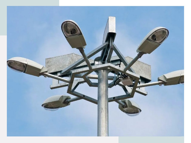 Монтаж осветительных мачт в Истре