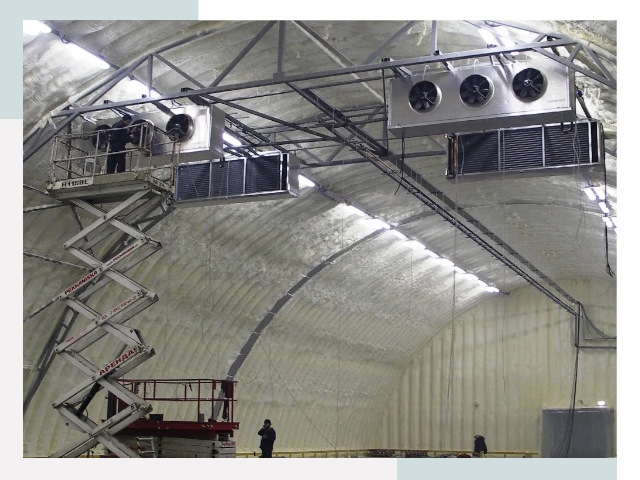 Оснащение ангаров в Истре