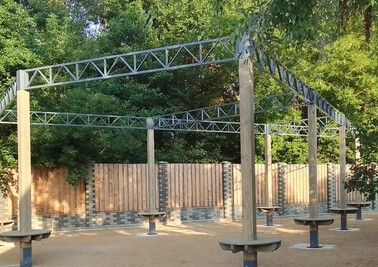 Терраса из металлоконструкций под ключ, проектирование, изготовление и монтаж от СтальСтрой-Ста